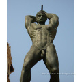 large outdoor garden metal craft nude male garden statues for sale
